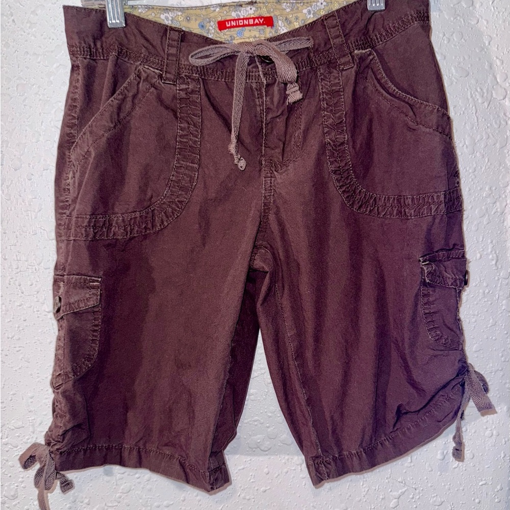 UNIONBAY Women's Brown Cargo Shorts